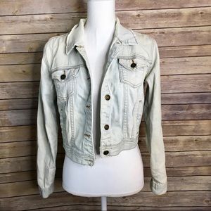 Forever 21 Acid Washed Jean Jacker